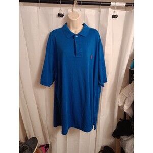 Polo by Ralph Lauren Men's Short Sleeve Polo Blue 2XLT